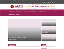 Tablet Screenshot of gepa-aix.com